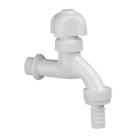 CANILLA PVC C/PICO DE 1/2