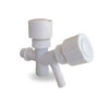 CANILLA PVC DOBLE P/LAV.C/PICO
