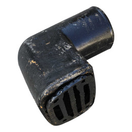 EMBUDO HF CHANELA 4" C/REJA
