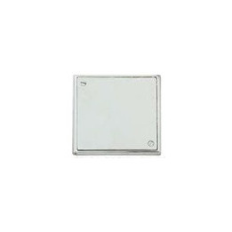 TAPA SIMPLE P/PISO 20x20 CROMA