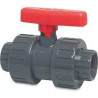 VALV. ESF.PVC C/UNION DOB 21/2