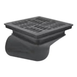 CONJUNTO EMBUDO Y MARCO HORIZONTAL 20X20 Ø110 AWADUCT
