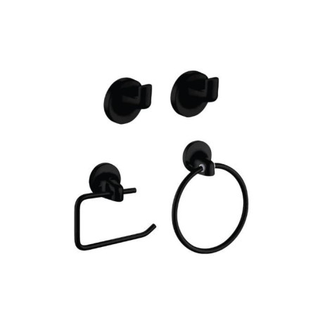 NOVA SET ACC. 4 PZAS. NEGRO