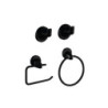 NOVA SET ACC. 4 PZAS. NEGRO