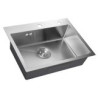 PILETA COCINA 50X45X18 LUXE