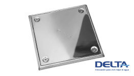 TAPAS ACERO CROMADO - DELTA