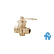 LLAVE GAS BRONCE - FV